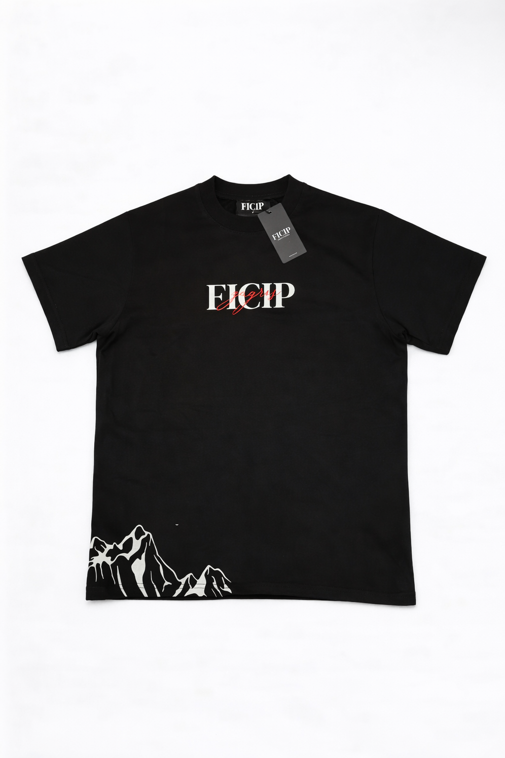 Black signature tee